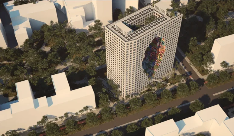 Tirane, shes apartament 1+1+Ballkon Kati 11, 81 m² 186.760 € (Tirana Boulevard)