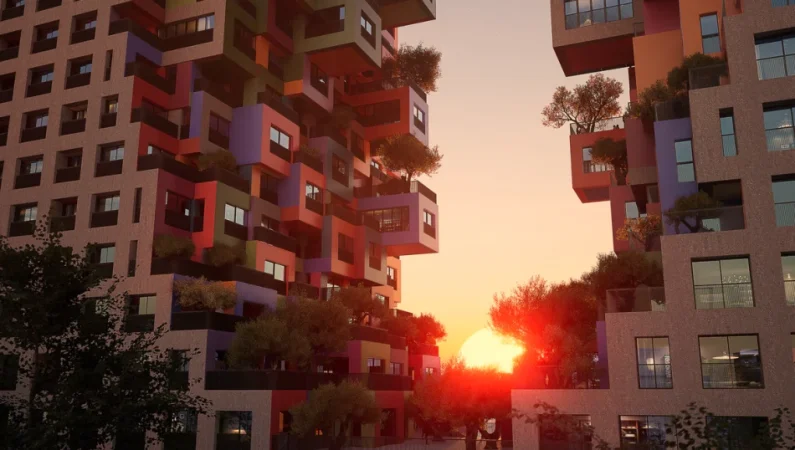 Tirane, shes apartament 1+1+Ballkon Kati 11, 81 m² 186.760 € (Tirana Boulevard)