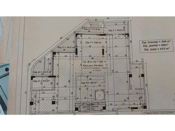 Tirane, jepet me qera ambjent biznesi Kati 0, 415 m² 2.500 Euro