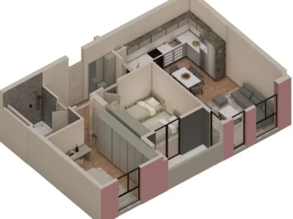 Tirane, shitet apartament 2+1 Kati 7, 86 m² 97.000 € (paskuqan)