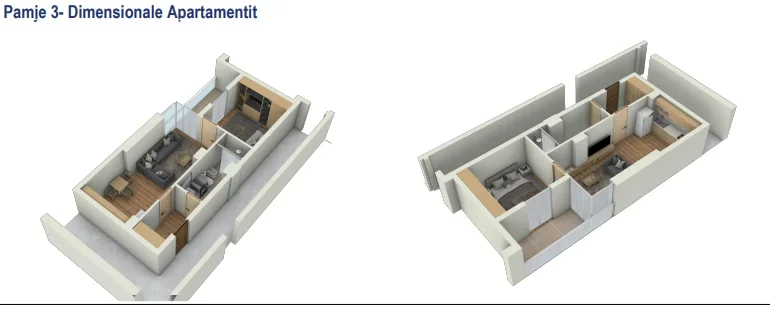 Tirane, shitet apartament 1+1 Kati 4, 76 m² 133.822 € (Rruga Ndre Mjeda)