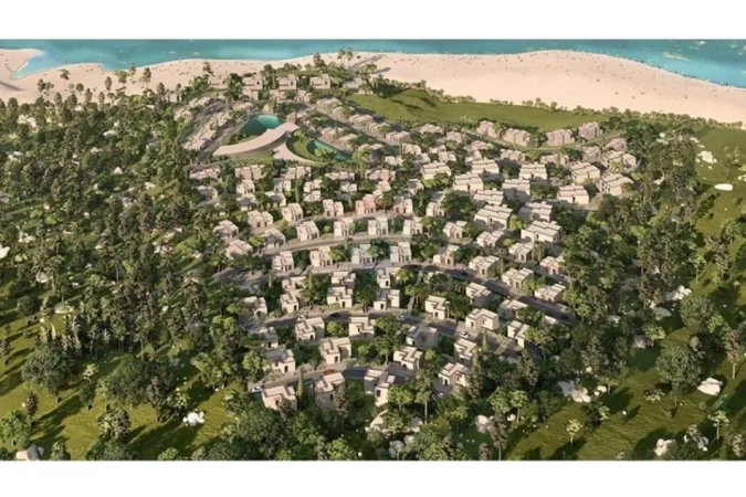 Dhermi - Palase, shitet apartament 2+1+Ballkon Kati 0, 121 m² 399.999 € (Himare, San Nicolas Residence, Palase)