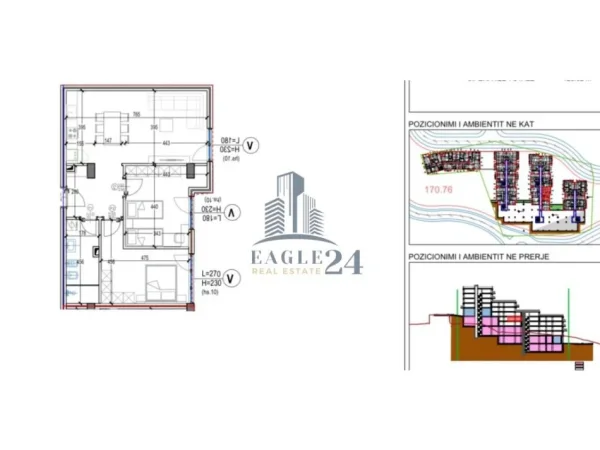 Tirane, shitet apartament 2+1 Kati 3, 107 m² 248.050 € (KODRA E DIELLIT)