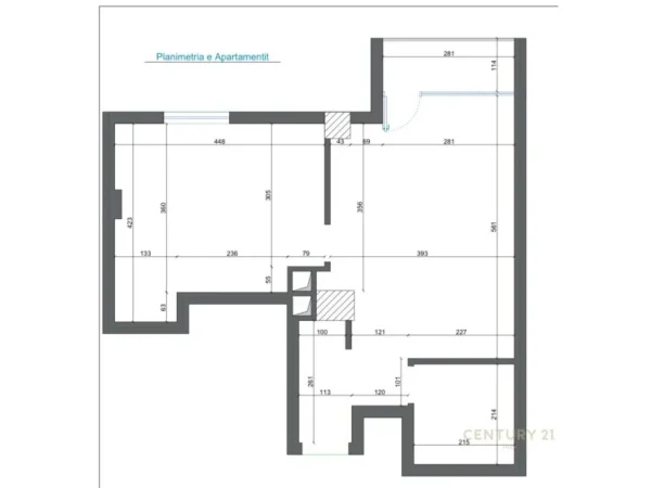 Tirane, shes apartament 1+1+Aneks+Ballkon Kati 7, 68 m² 165.000 € (KOMUNA E PARISIT)