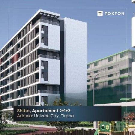 Tirane, shitet apartament 2+1 Kati 5, 94 m² 88.500 € (Univers City, Tiranë, TT 1630)