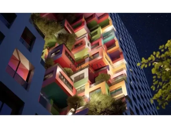 Tirane, TIRANA BOULEVARD, shitet apartament 1+1 Kati 11, 81 m² 190.000 € (Bulevardi i Ri)