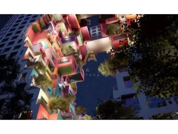 Tirane, TIRANA BOULEVARD, shitet apartament 1+1 Kati 11, 81 m² 190.000 € (Bulevardi i Ri)