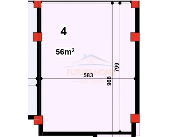 Tirane, jepet me qera ambjent biznesi Kati 0, 54 m² 560 € (Don Bosko)