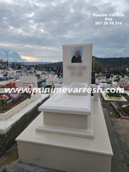 Tirane, ofroj Punime Varresh - Modele Varresh Mermer Pana - Varrezat E Tufines