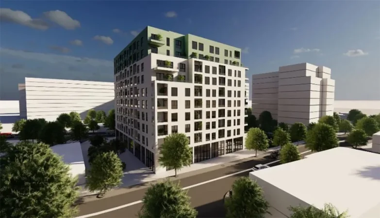 Tirane, shes apartament 1+1+Ballkon Kati 8, 116.000 € (Rruga Javer Malo, prane Globe)