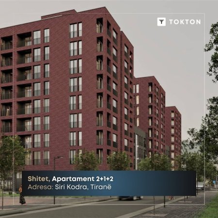 Tirane, shitet apartament 2+1 Kati 8, 105 m² 156.800 € (Rruga Siri Kodra, Tiranë, TT 1637)