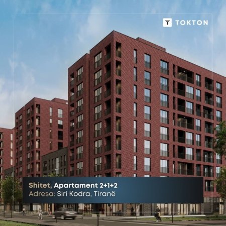 Tirane, shitet apartament 2+1 Kati 6, 104 m² 155.730 € (Rruga Siri Kodra, Tiranë, TT 1632)