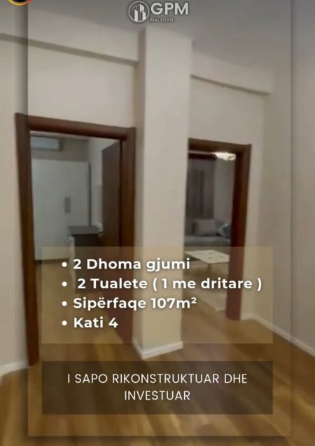 Tirane, jepet me qera apartament 2+1 Kati 4, 107 m² 800 € (Myslym Shyri)