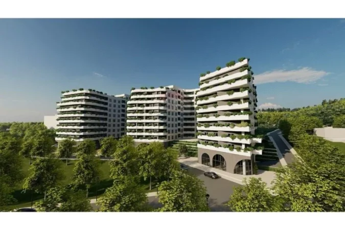 Tirane, shes apartament 1+1 Kati 5, 69 m² 75.500 € (Paskuqan)