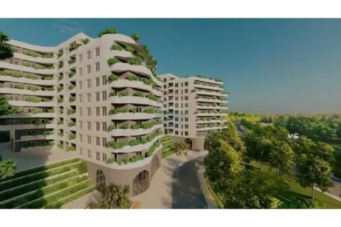 Tirane, shes apartament 1+1 Kati 5, 69 m² 75.500 € (Paskuqan)