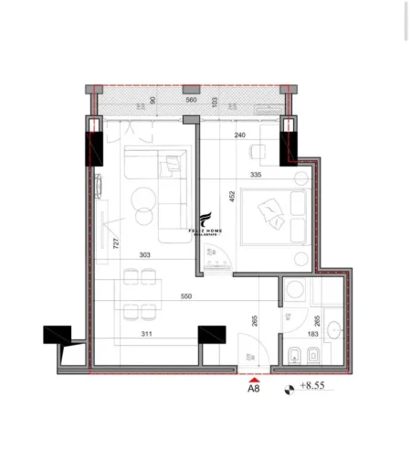 Tirane, shitet apartament 1+1 Kati 3, 70 m² 140.000 € (FUSHA E AVIACIONIT)