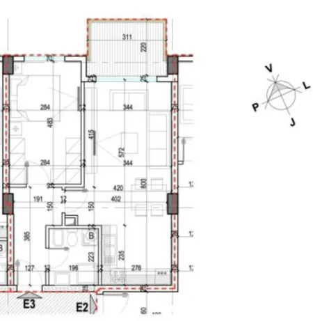 Tirane, shitet apartament 1+1+Aneks+Ballkon Kati 4, 76 m² 113.000 € (laprake)