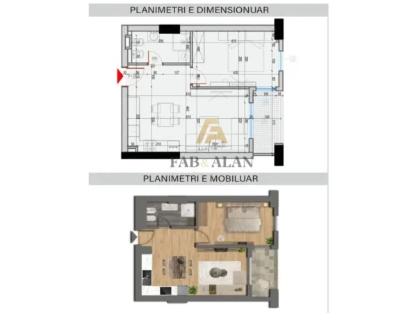 Tirane, shitet apartament 1+1 Kati 1, 60 m² 151.000 € (Kristal Center)