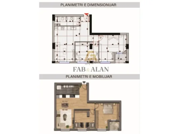 Tirane, shitet apartament 2+1 Kati 5, 95 m² 236.500 € (Kristal Center)