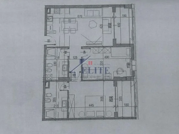 Tirane, shitet apartament 2+1 Kati 7, 127 m² 182.802 € (Riverside Residence)