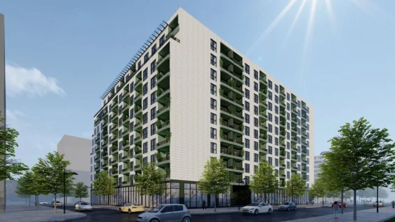 Tirane, shes apartament 2+1 Kati 9, 91 m² 123.000 € (FUSHA E AVIACIONIT)