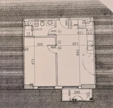 Tirane, shitet apartament 1+1+Ballkon Kati 7, 59 m² 82.200 € (QSUT)