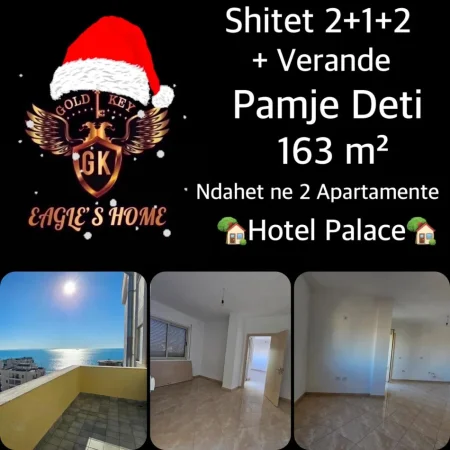 Durres, shes apartament 2+1+Aneks+Ballkon Kati 7, (Hotel Palace,Plazh)