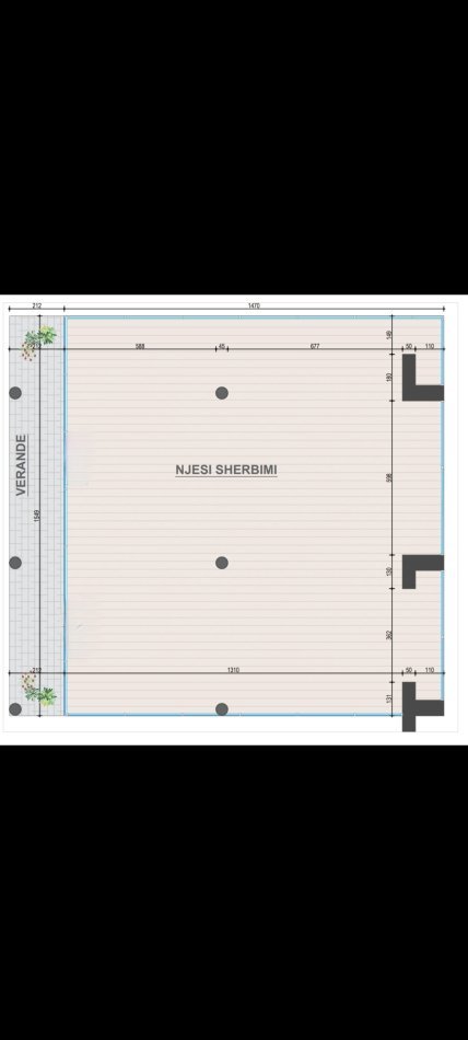 Tirane, jepet me qera Kati 1, 370 m² 5.000 € (Rruga Kavajës)