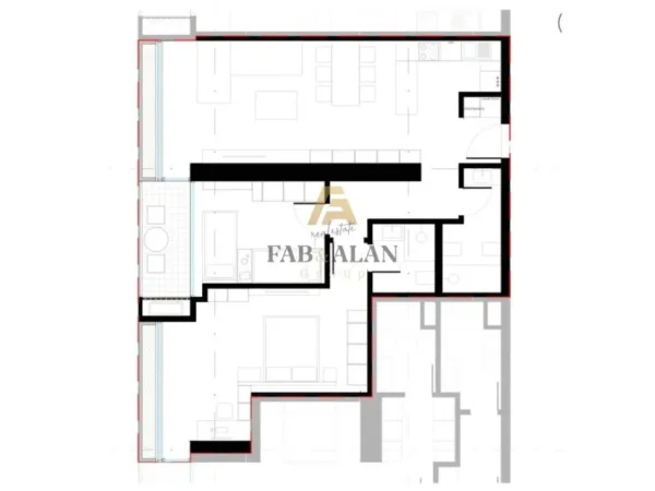 Tirane, shitet apartament 2+1+2 Kati 5, 126 m² 215.000 € (Laprake, Dritan Hoxha)