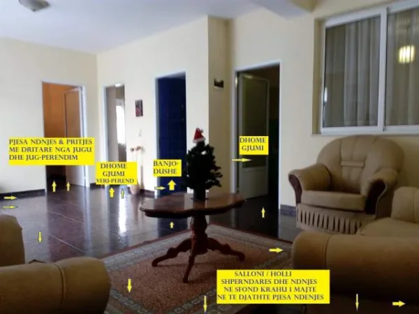 Elbasan,Shitet Shtëpi me 431m2 Oborr-Bahçe,sip.banin150m2, 2-dhoma, sallon,ndënje-pritje,kuzhinë,verande, Cmimi 180'000 €, Lagja.S.Paprri, rr.25-Nëntor, 300m nga qendra Elbasanit