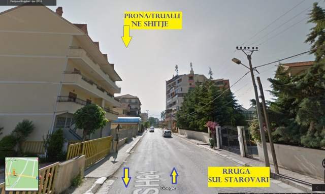 Shitet Truall 1'364m², 210'000 €, mjaft përshtashme për Pallat e Vila, në rr.Sul Starovari,1.5km nga qendra Pogradecit 400m nga bregu Liqenit e 4km ng