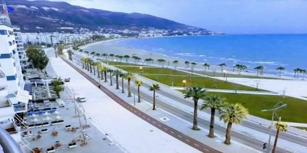 Vlore, jap me qera garsonier Kati 1, 50 m² 25 Euro (Lungomare)