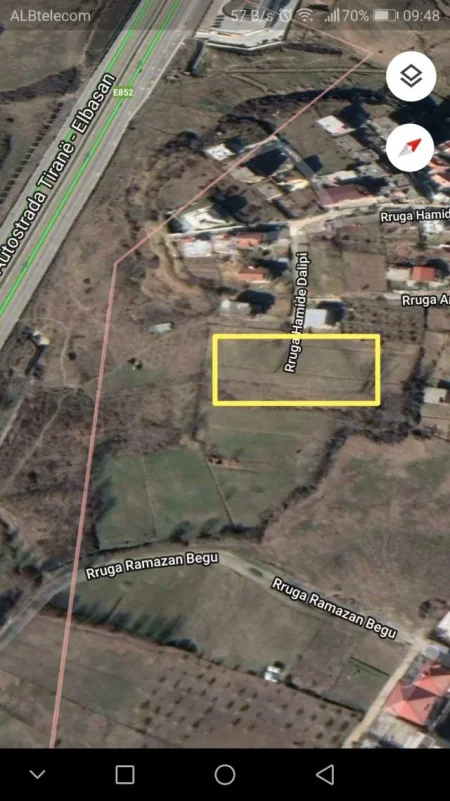 Tirane, shes truall 2.000 m² 350 Euro/m2 (Unaza e re për ne TEG)