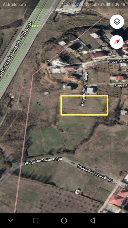 Tirane, shes truall 2.000 m² 350 Euro/m2 (Unaza e re për ne TEG)