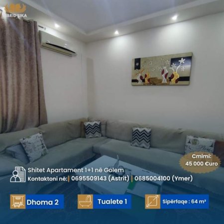 Golem, shes apartament Kati 1, 64 m² 45.000 Euro (Golem)