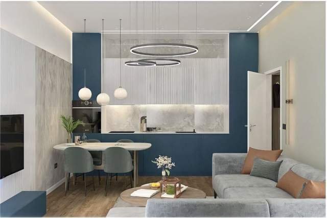 Tirane, jepet me qera apartament 1+1 Kati 9, 65 m² 700 Euro (ARLIS,SQUARE 21)