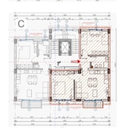 Tirane, shitet apartament 2+1 Kati 2, 92 m² 129.500 € (OXHAKU)