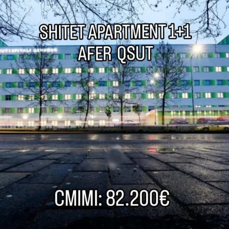 Tirane, shitet apartament 1+1+Ballkon Kati 7, 59 m² 82.200 € (Rruga e Dibres, QSUT)