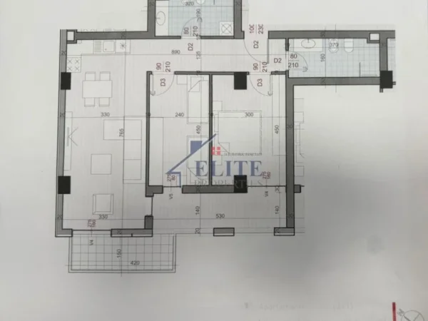 Tirane, shitet apartament 2+1+Ballkon Kati 8, 111 m² 171.523 € (Casa Bosco)