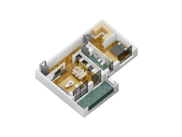Tirane, shes apartament 1+1+Aneks+Ballkon Kati 2, 102 m² 178.500 € (Kopshti Zoologjik)