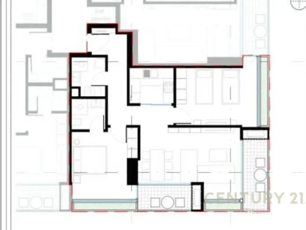 Tirane, shes apartament 2+1+Aneks+Ballkon Kati 9, 120 m² 220.000 € (LION PARK 2 REZIDENCE)