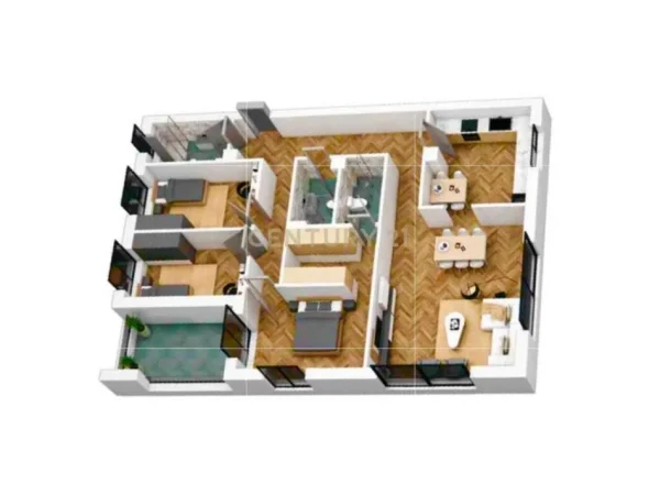 Tirane, shes apartament 3+1+Aneks+Ballkon Kati 2, 177 m² 310.000 € (Kopshti Zoologjik)