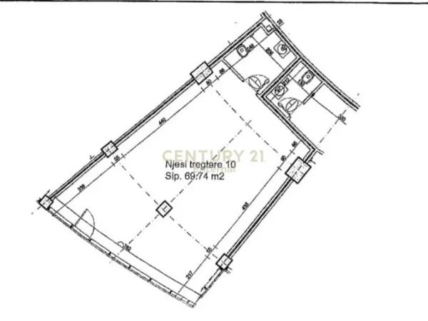 Tirane, jepet me qera ambjent biznesi , 70 m² 370.000 € (LAKE VIEW)