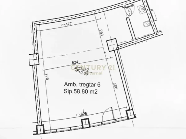 Tirane, shes ambjent biznesi , 59 m² 330.000 € (LIQENI I TIRANES)