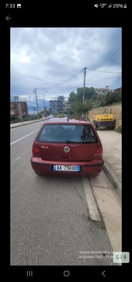 Sarande, shitet makine Volkswagen Polo Benzin, vishnje manuale Kondicioner 1.250 €