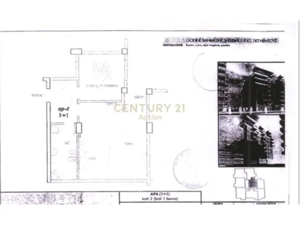 Tirane, shitet apartament Kati 1, 70 m² 95.000 € 
