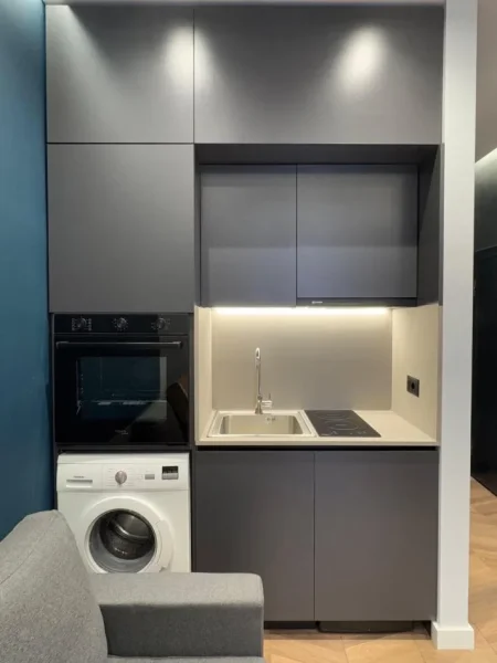 Tirane, jepet me qera apartament 1+1 Kati 0, 41 m² 550 € (liqeni i thate)
