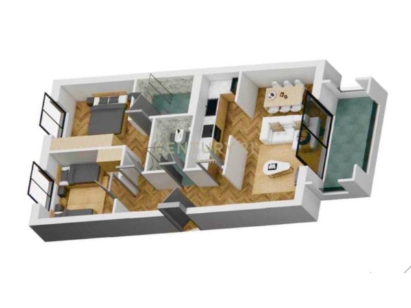 Tirane, shitet apartament 2+1+2 , 116 m² 203.000 € (Kopshti Botanik Zoologjik)