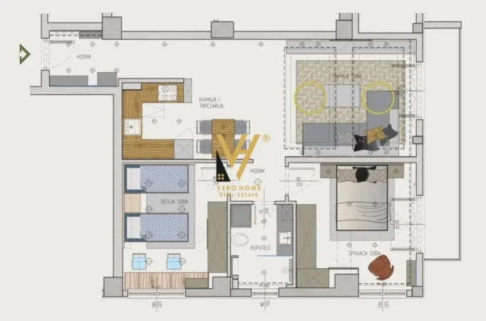 Tirane, shitet apartament 2+1 Kati 3, 106 m² 240.000 € (PAZARI I RI)