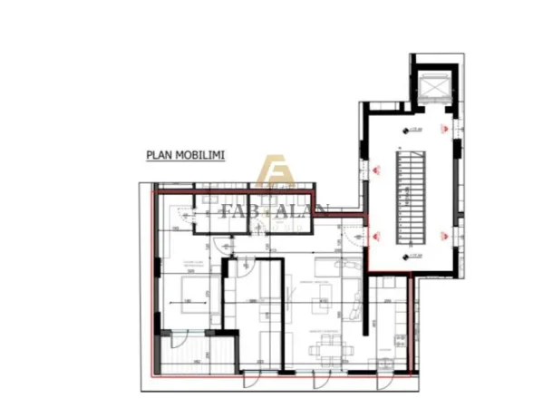 Shqiperi, shitet apartament 2+1+2 Kati 7, 130 m² 208.000 € (Restorant Xibraku, rruga e Elbasanit)